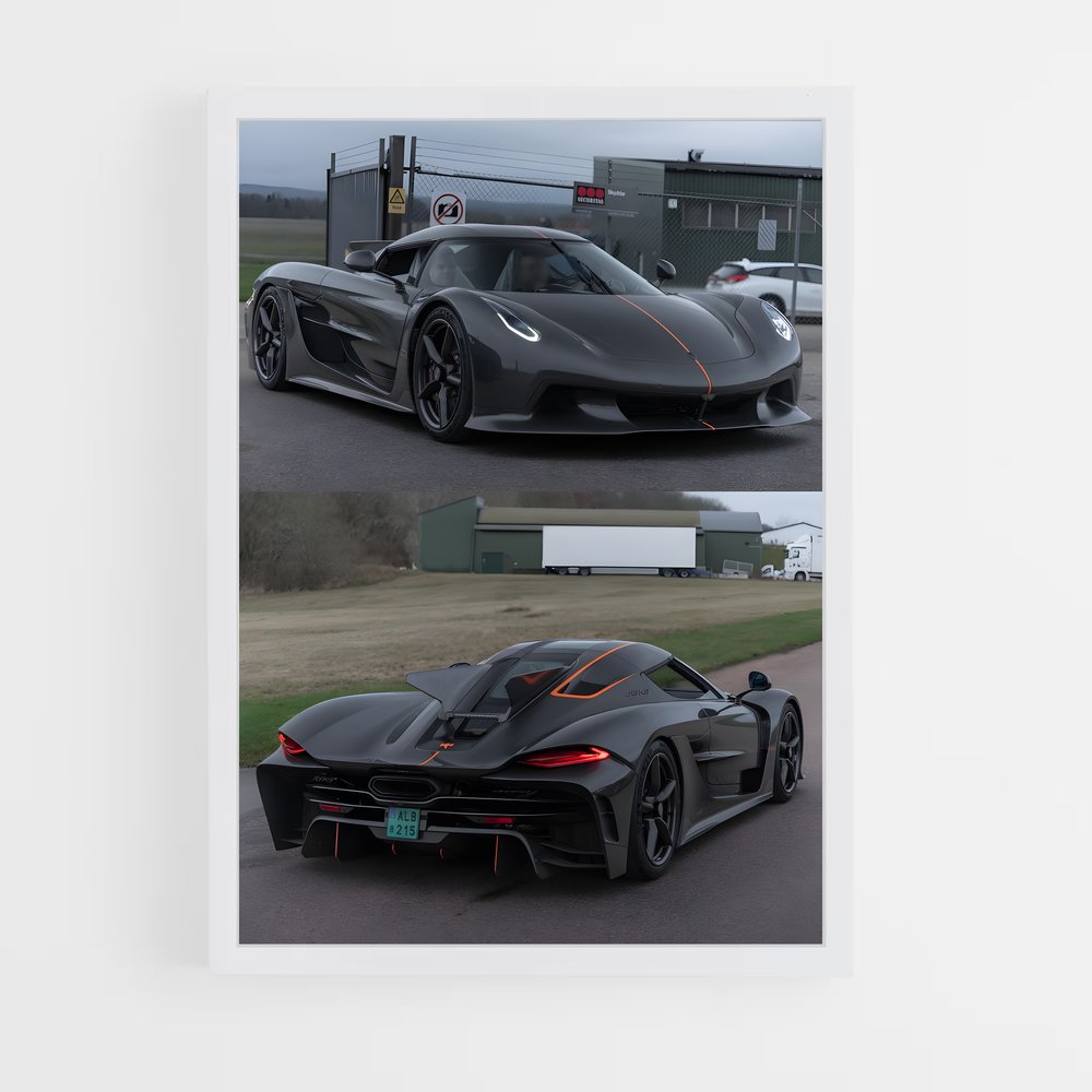 Poster Jesko Fury – affiche Koenigsegg (vue 3)